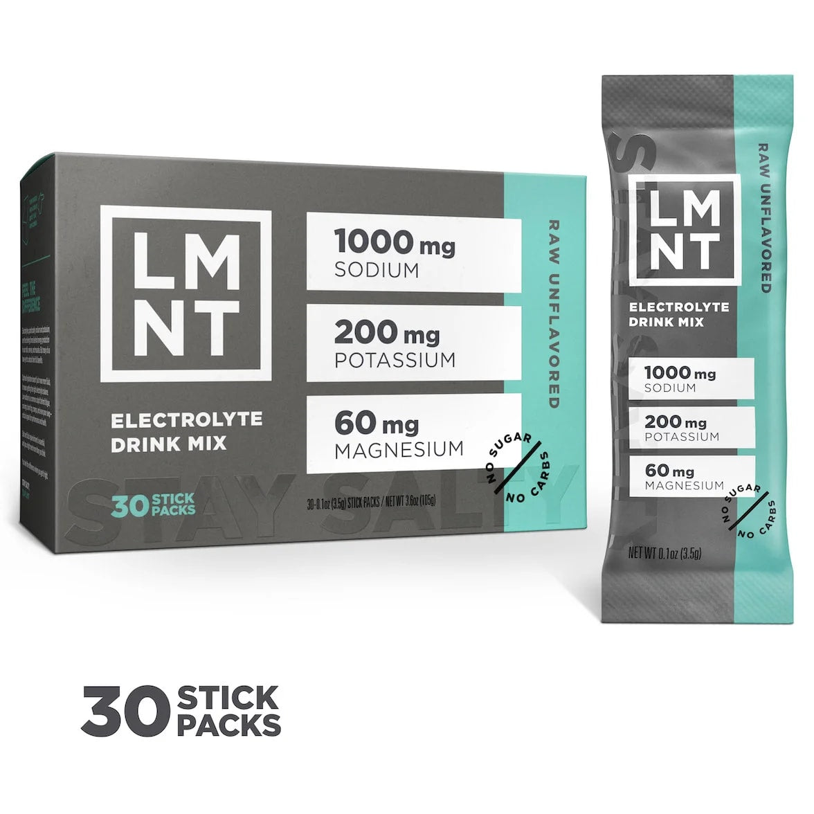LMNT Zero-Sugar Electrolytes 30 Count