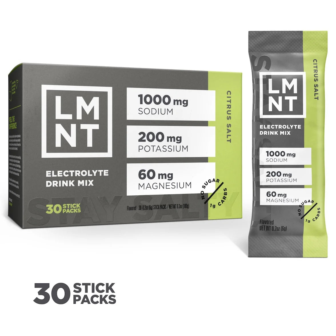 LMNT Zero-Sugar Electrolytes 30 Count