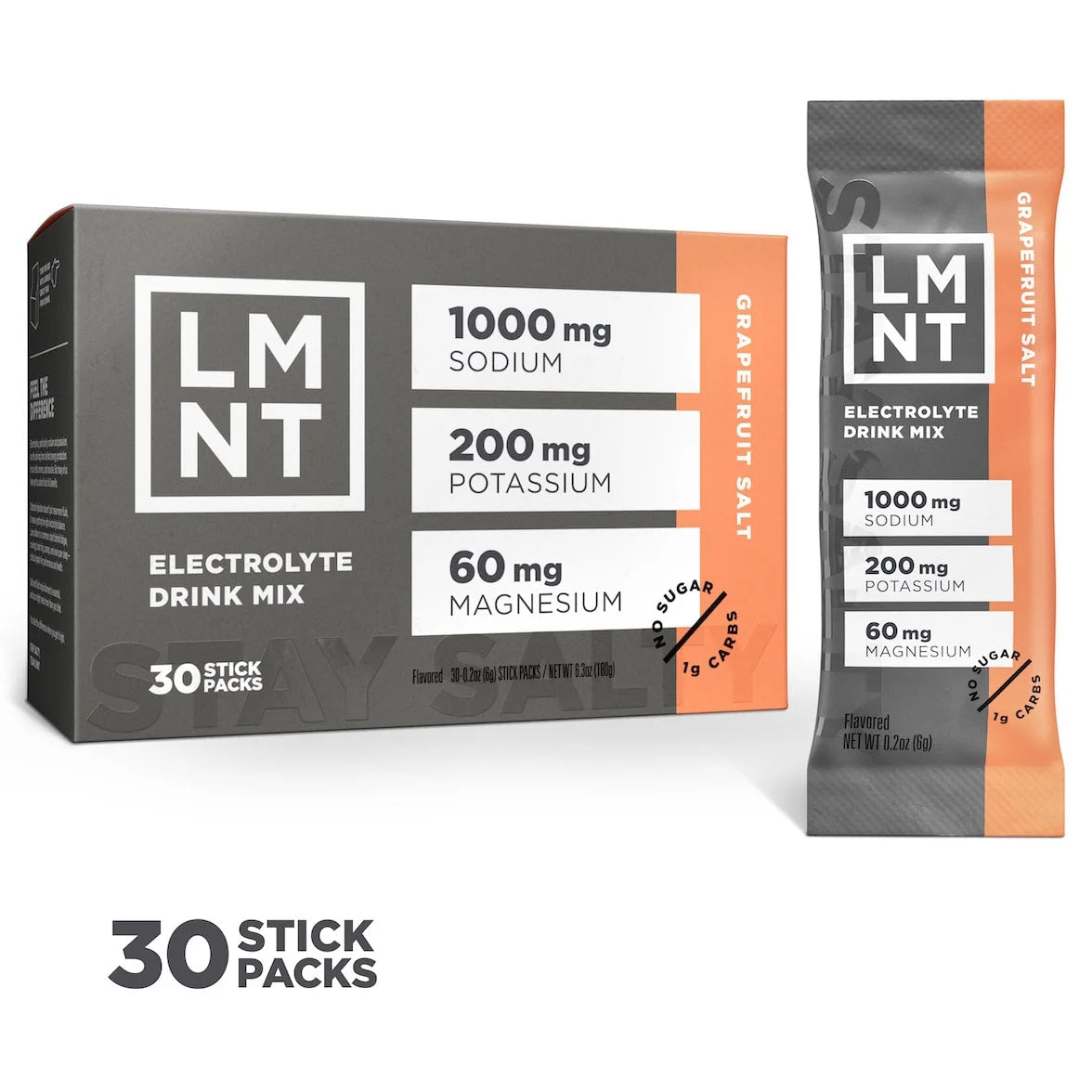 LMNT Zero-Sugar Electrolytes 30 Count